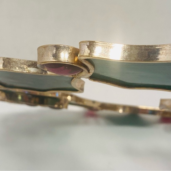 Vintage Christmas Holly Wreath Hand Pieced Stained Glass Sun Catcher Decoration - Picture 8 of 12